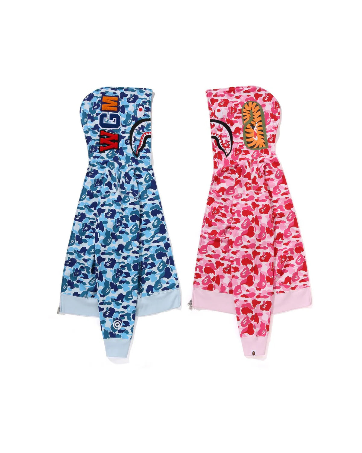 BAPE Abc Camo Separate Shark Full Zip Hoodie
