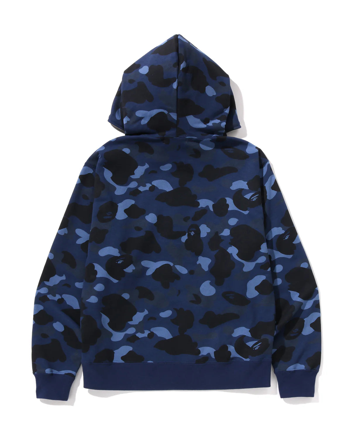 BAPE One Point Color Camo Cropped Full Zip Hoodie