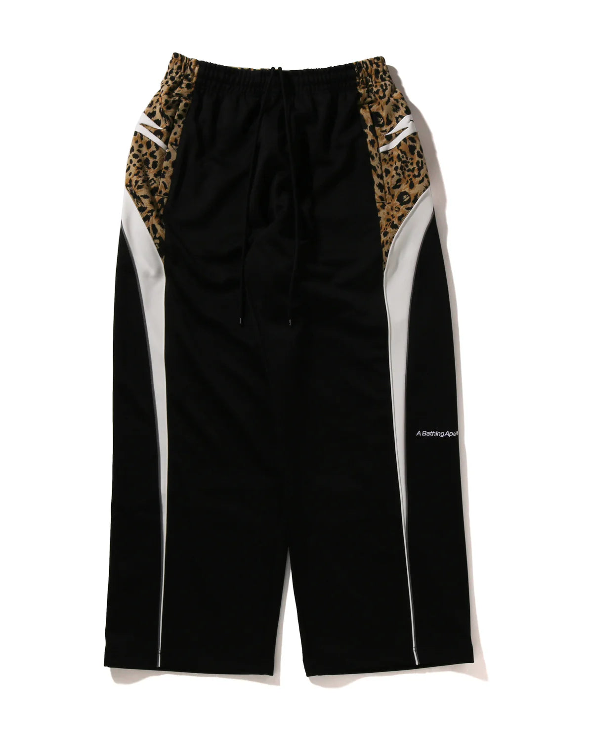 BAPE Wild Leopard Pattern Oversized Fit Track Pants