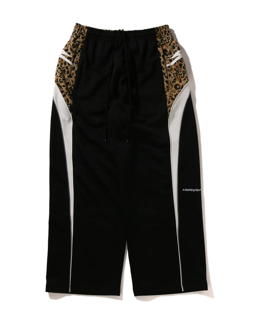 BAPE Wild Leopard Pattern Oversized Fit Track Pants