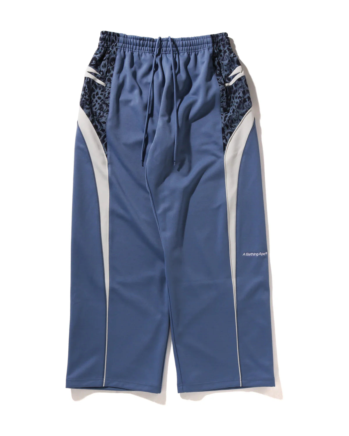 BAPE Wild Leopard Pattern Oversized Fit Track Pants