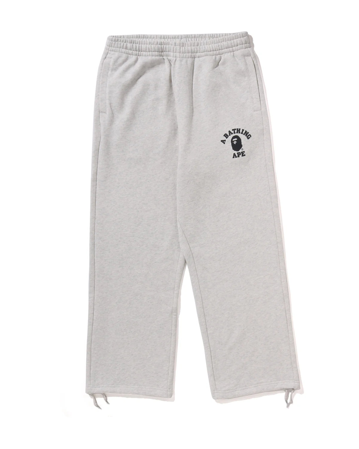 BAPE College Oversized Fit Wide Leg Sweat Pants