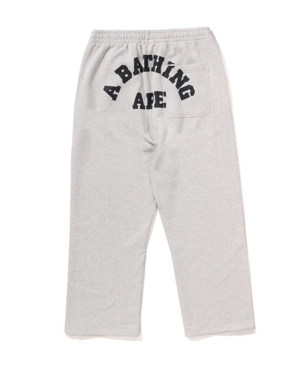 BAPE College Oversized Fit Wide Leg Sweat Pants