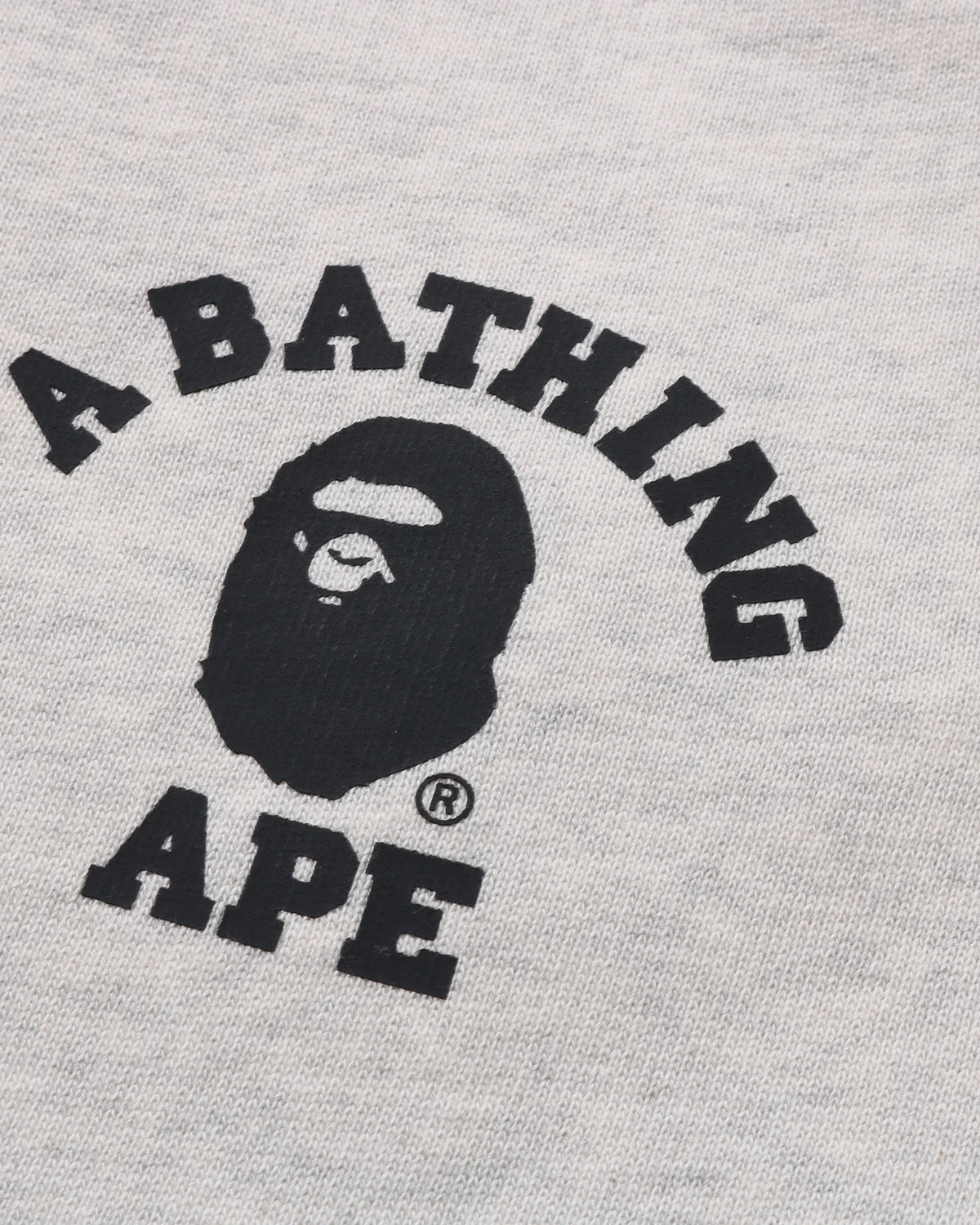 BAPE College Oversized Fit Wide Leg Sweat Pants