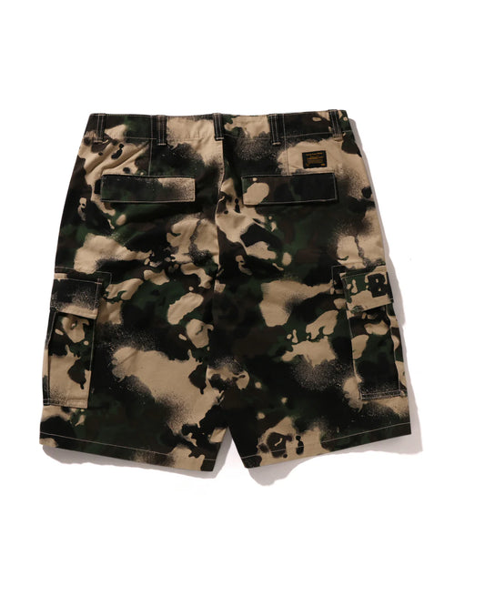 BAPE Map Camo Regular Fit Cargo Shorts