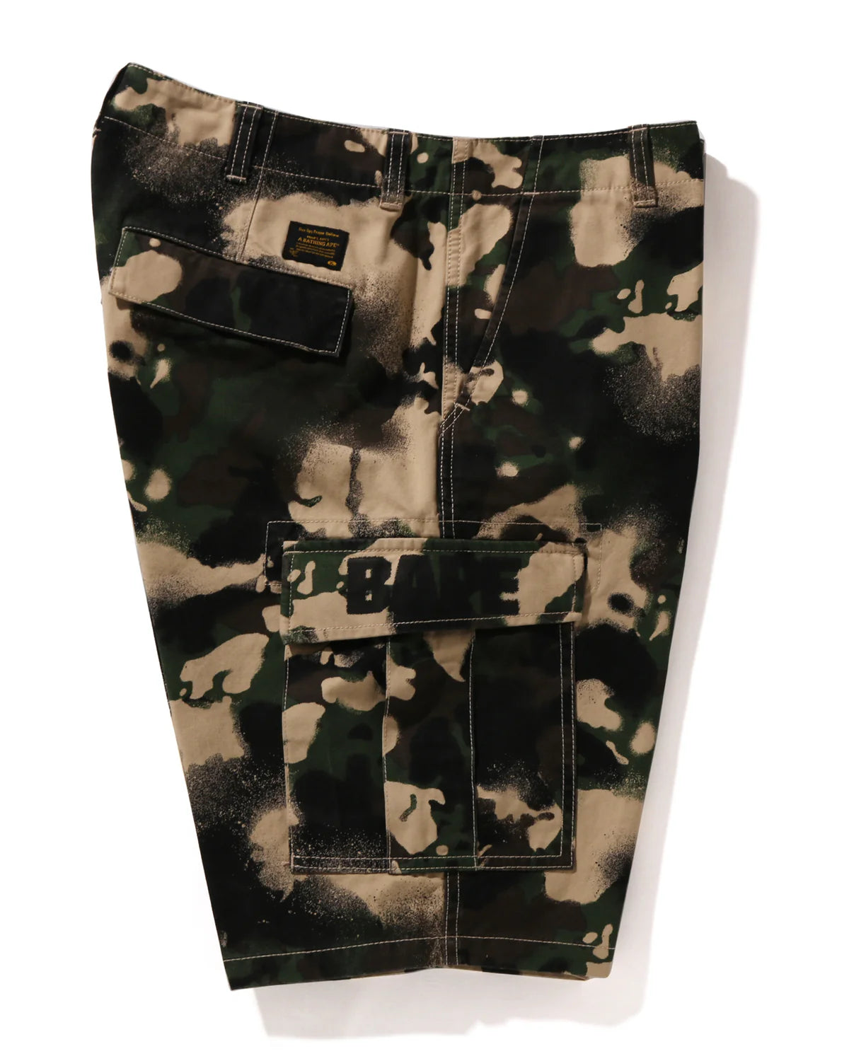 BAPE Map Camo Regular Fit Cargo Shorts