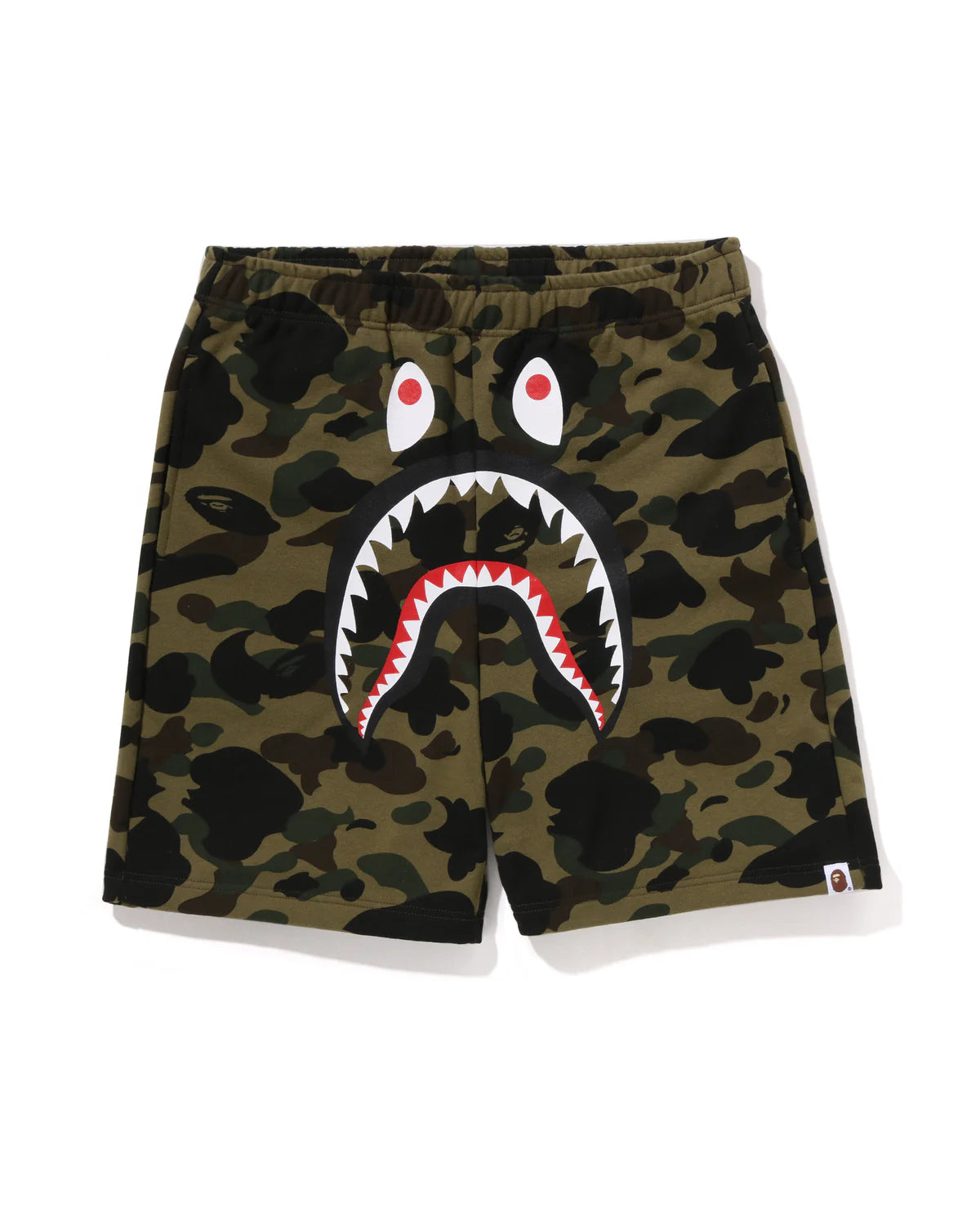 BAPE 1st Camo Shark Regular Fit Sweat Shorts