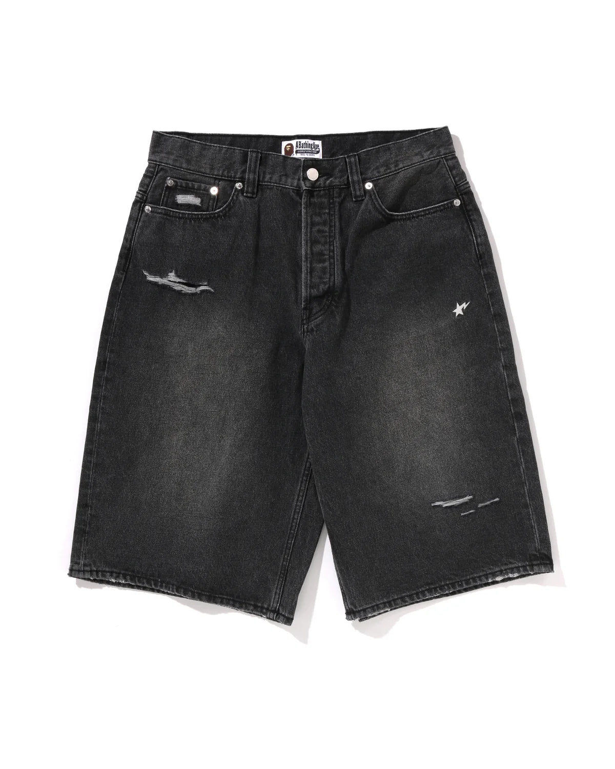 BAPE STA Relaxed Fit Denim Shorts