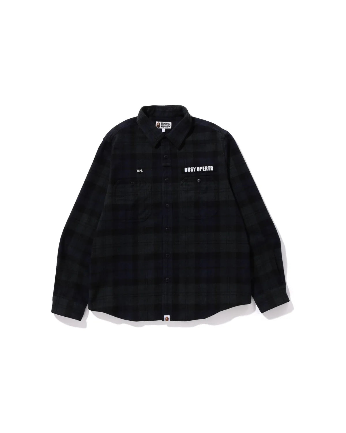 BAPE Flannel Check Tactical Shirt