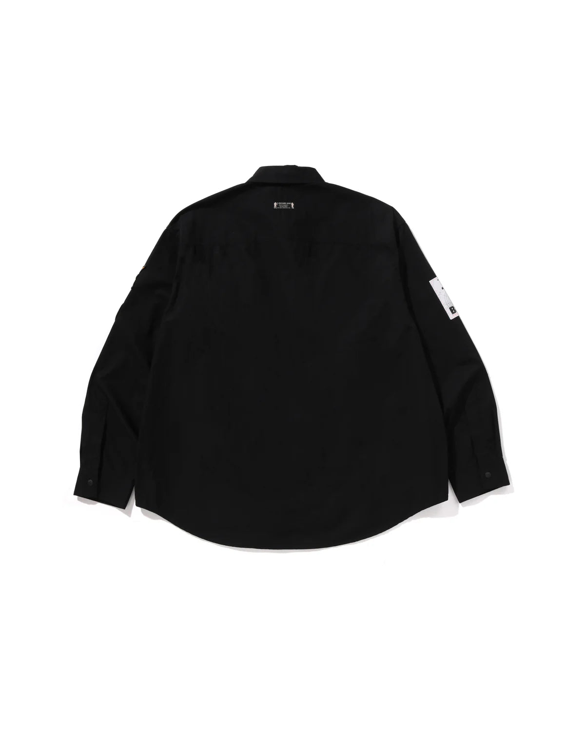 BAPE Bathing Ape Logo Military Ls Shirt