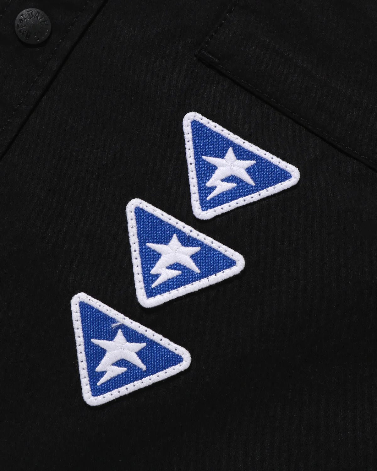 BAPE Bathing Ape Logo Military Ls Shirt