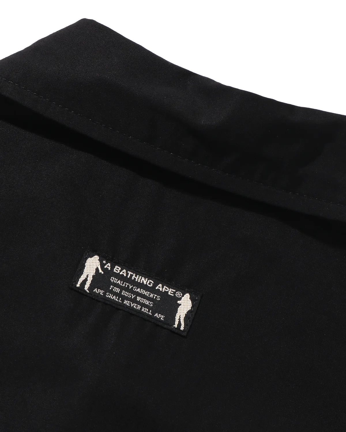 BAPE Bathing Ape Logo Military Ls Shirt