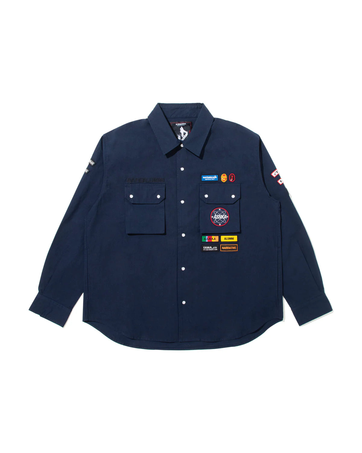 BAPE By Kazuki Kuraishi Muti Patch Military Ls Shirt