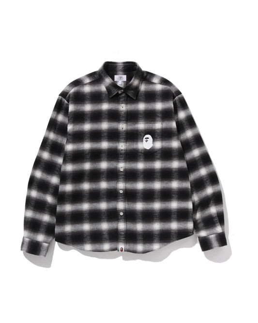 BAPE Block Check Relaxed Fit Shirt