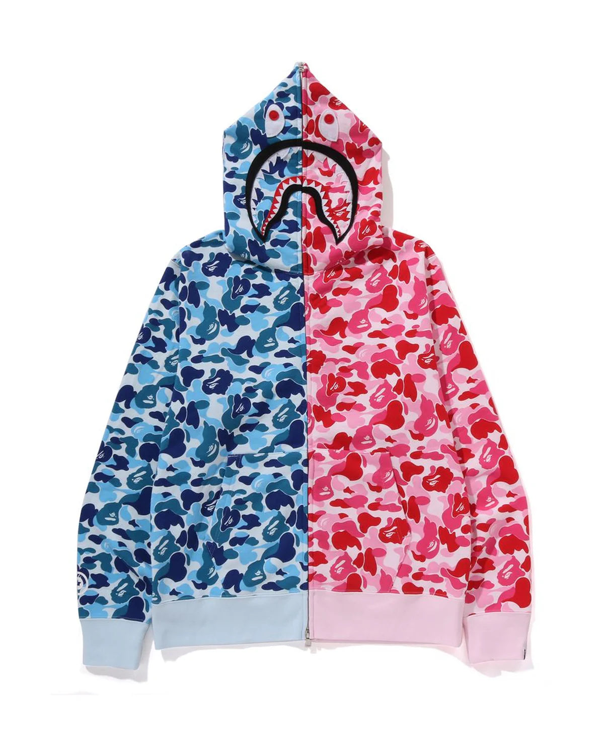 BAPE Abc Camo Separate Shark Full Zip Hoodie