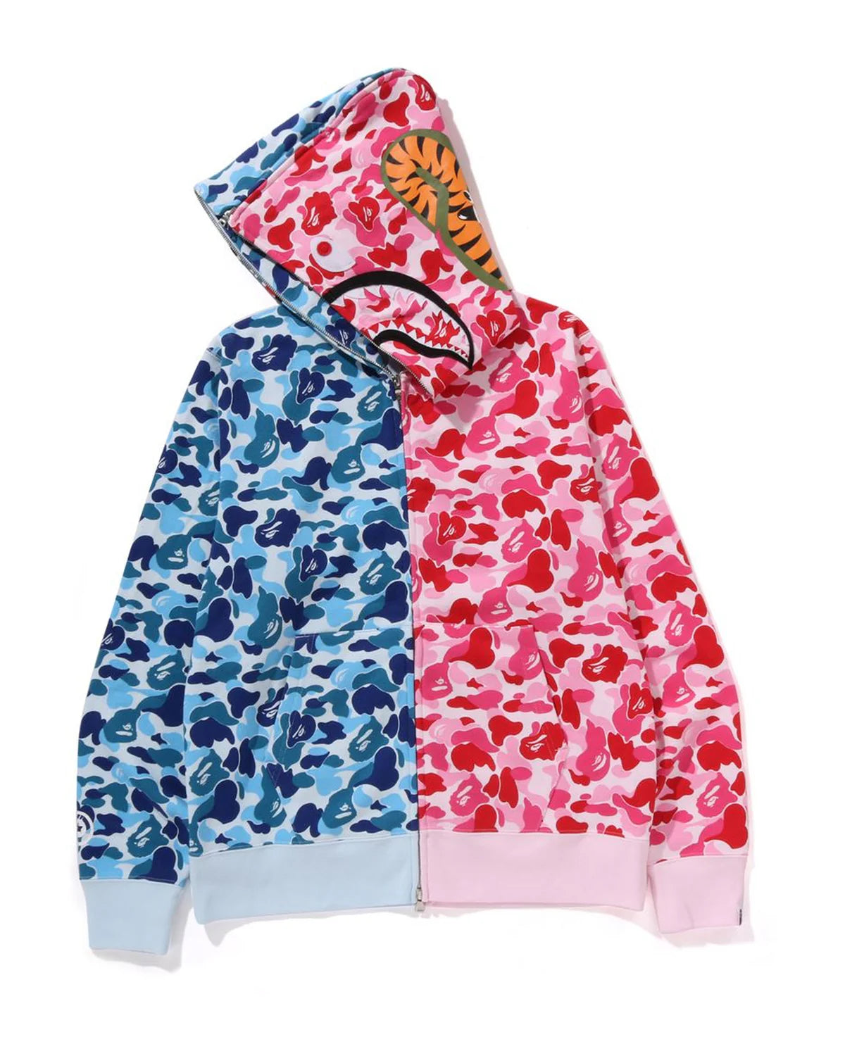 BAPE Abc Camo Separate Shark Full Zip Hoodie