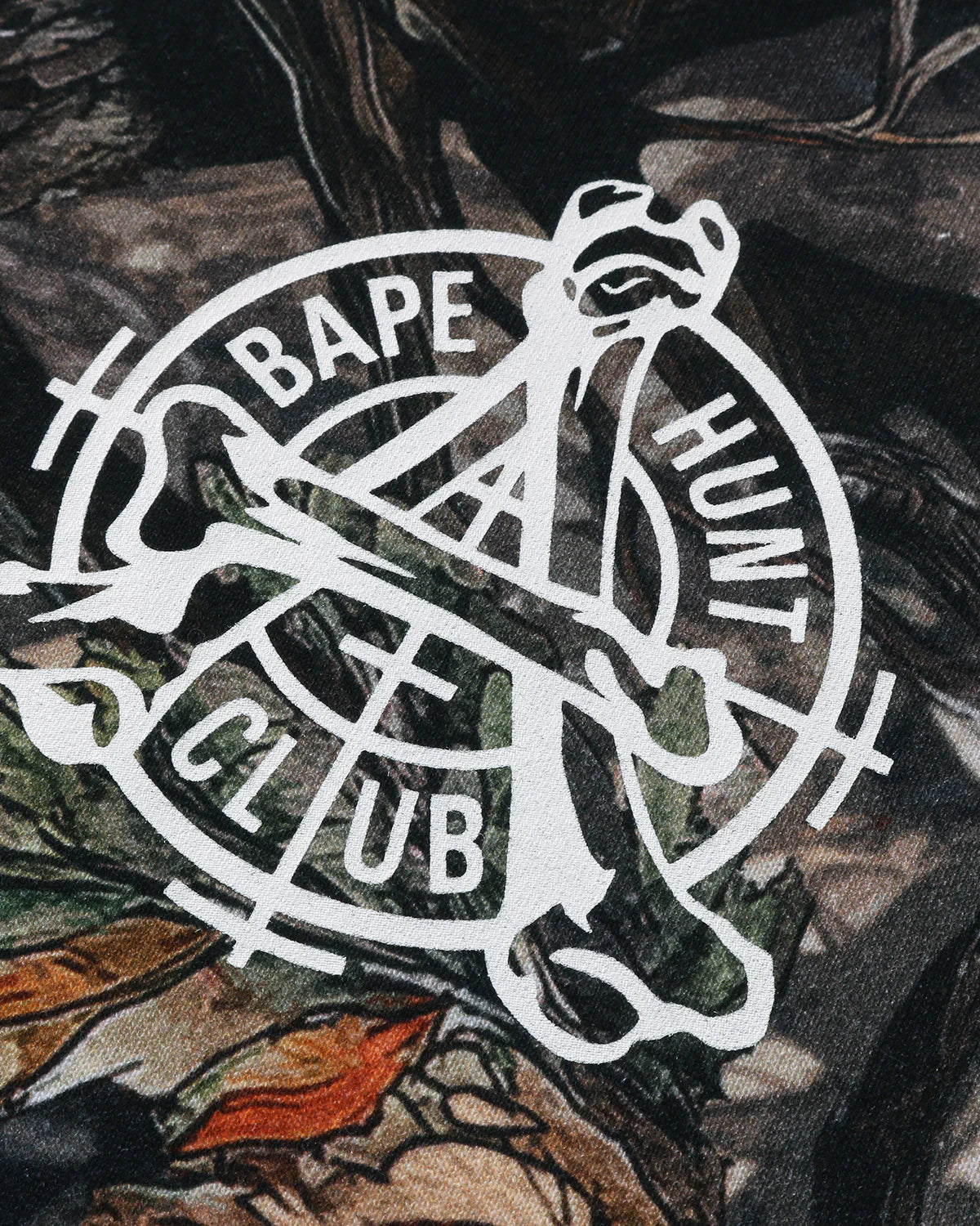 BAPE Tree Edge Camo Layered Pullover Hoodie