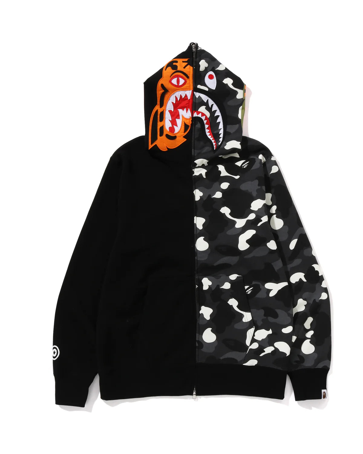BAPE City Camo Tiger Shark Full Zip Hoodie