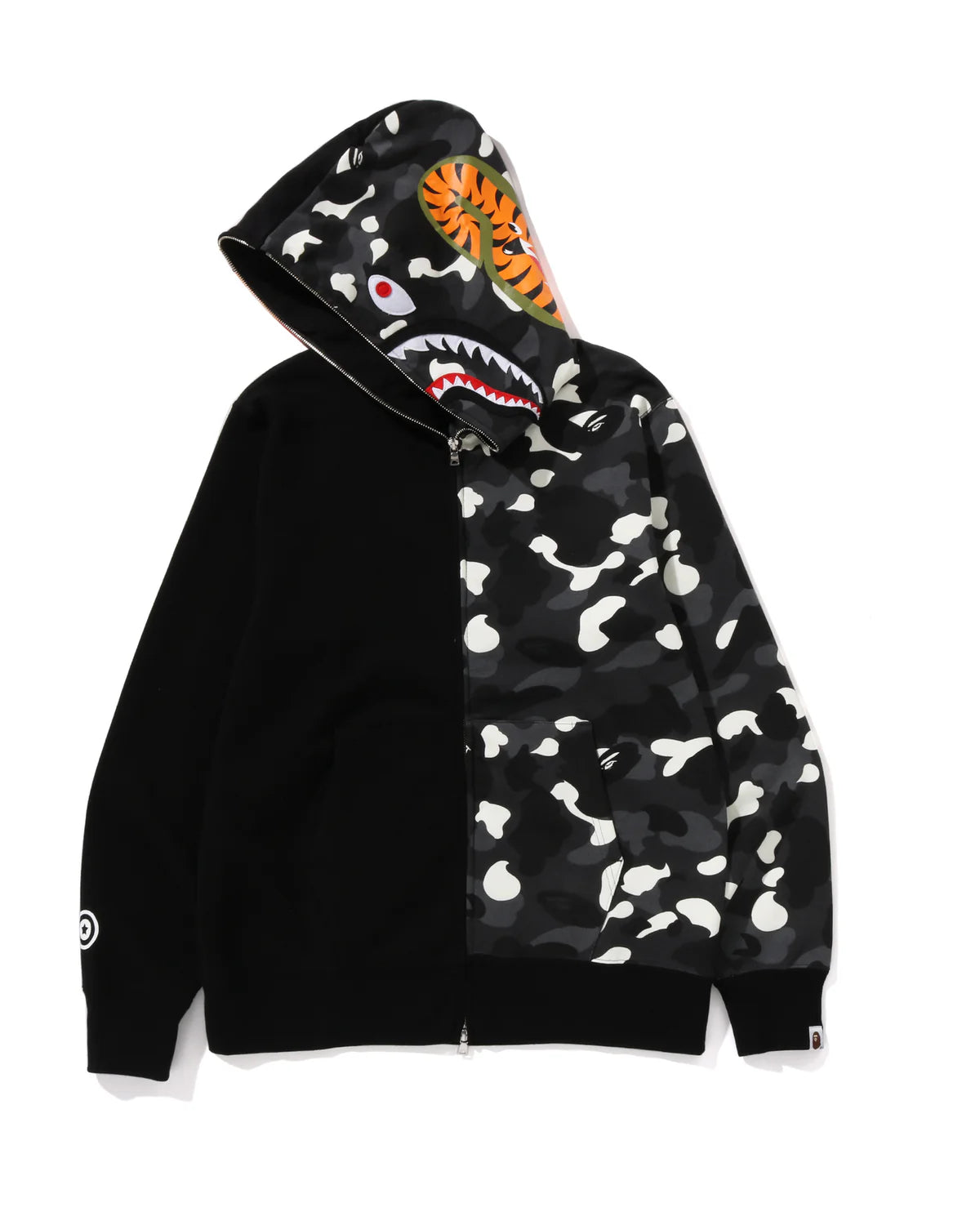 BAPE City Camo Tiger Shark Full Zip Hoodie