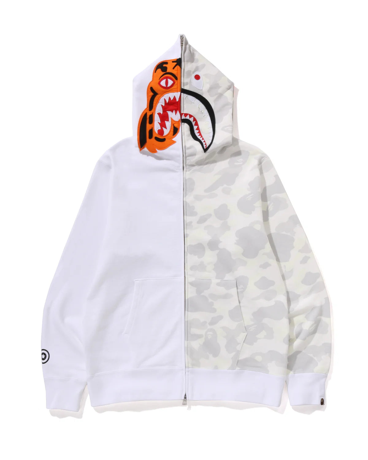 BAPE City Camo Tiger Shark Full Zip Hoodie