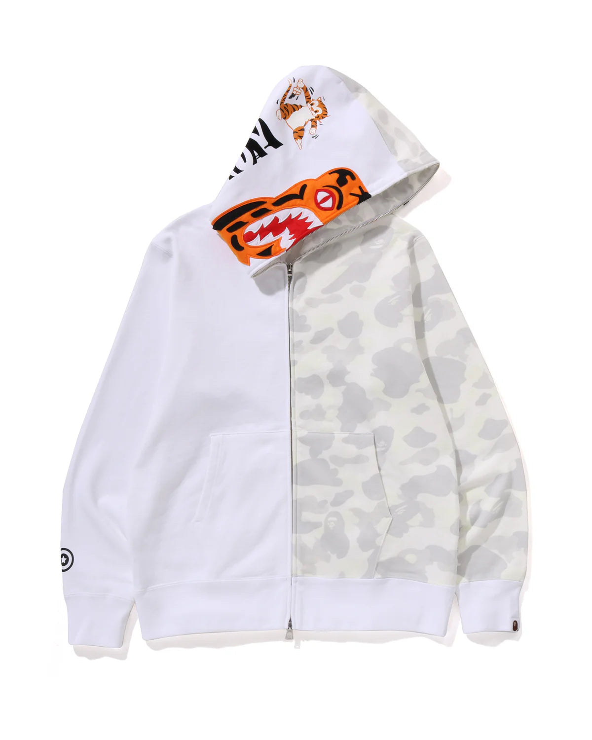 BAPE City Camo Tiger Shark Full Zip Hoodie