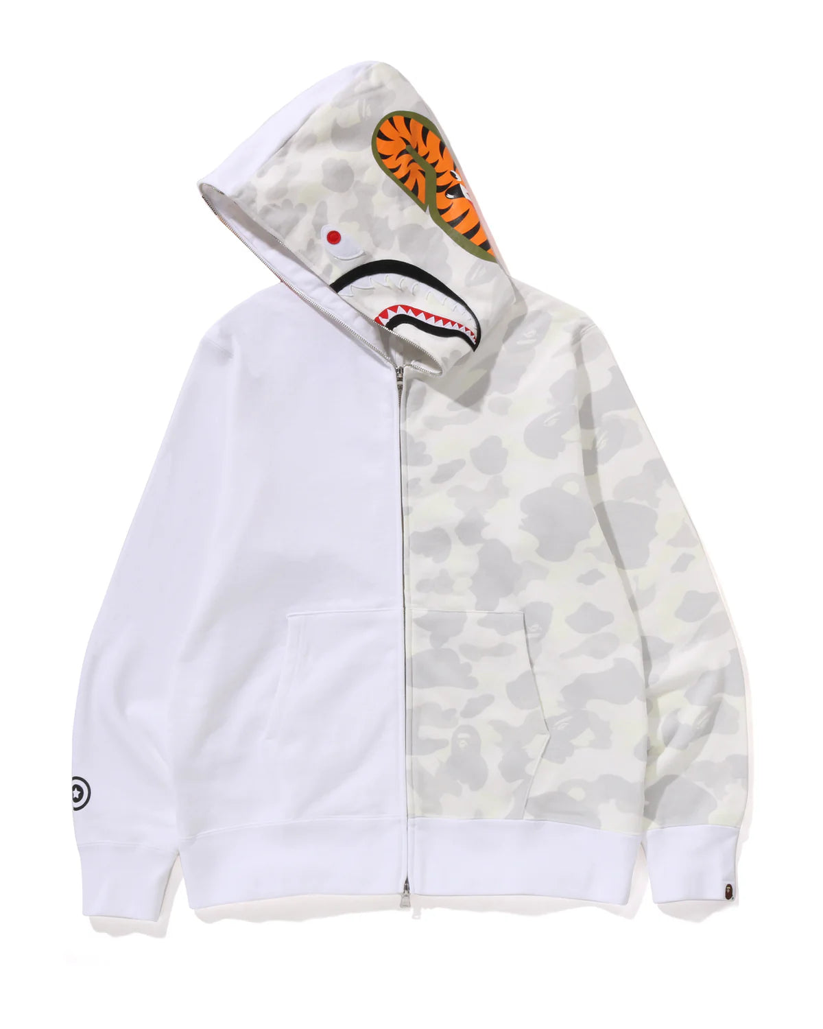 BAPE City Camo Tiger Shark Full Zip Hoodie
