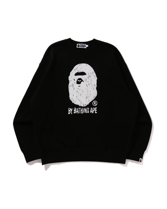 BAPE Hand Draw Ape Head Crewneck