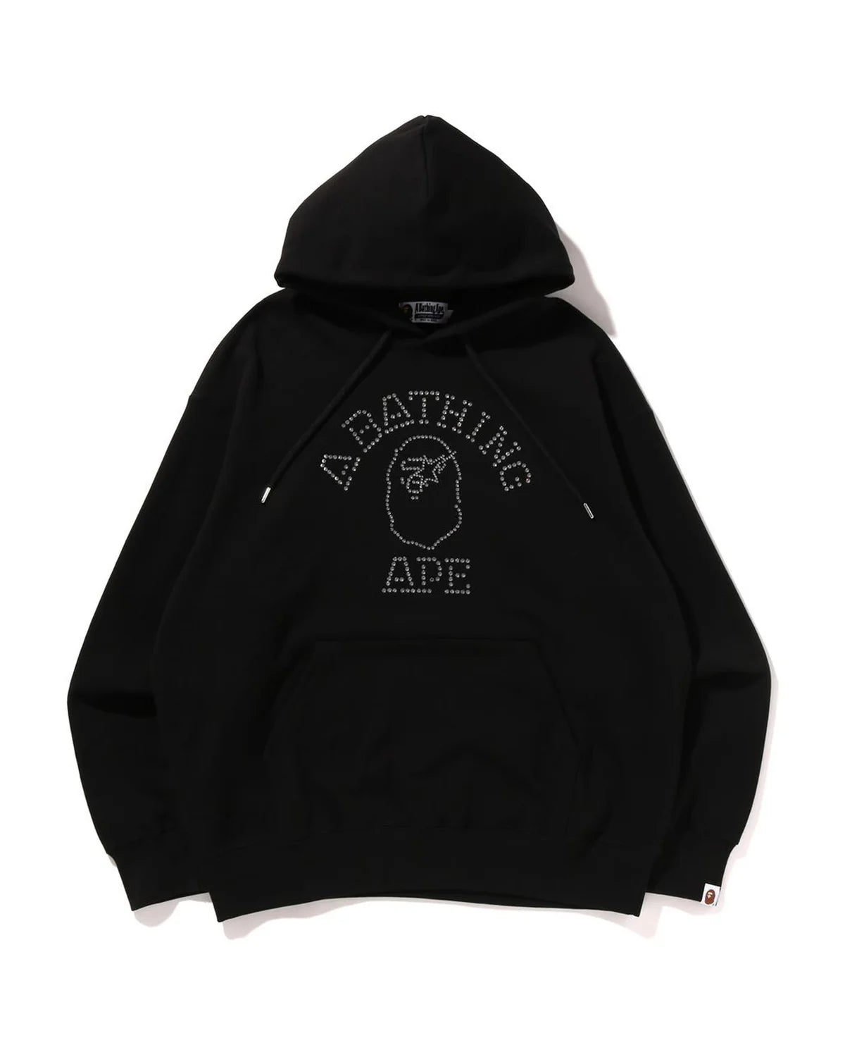 BAPE Rhinestone College Pullover Hoodie