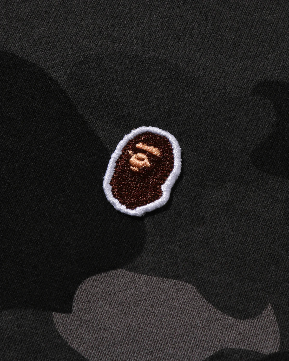 BAPE One Point Color Camo Cropped Full Zip Hoodie