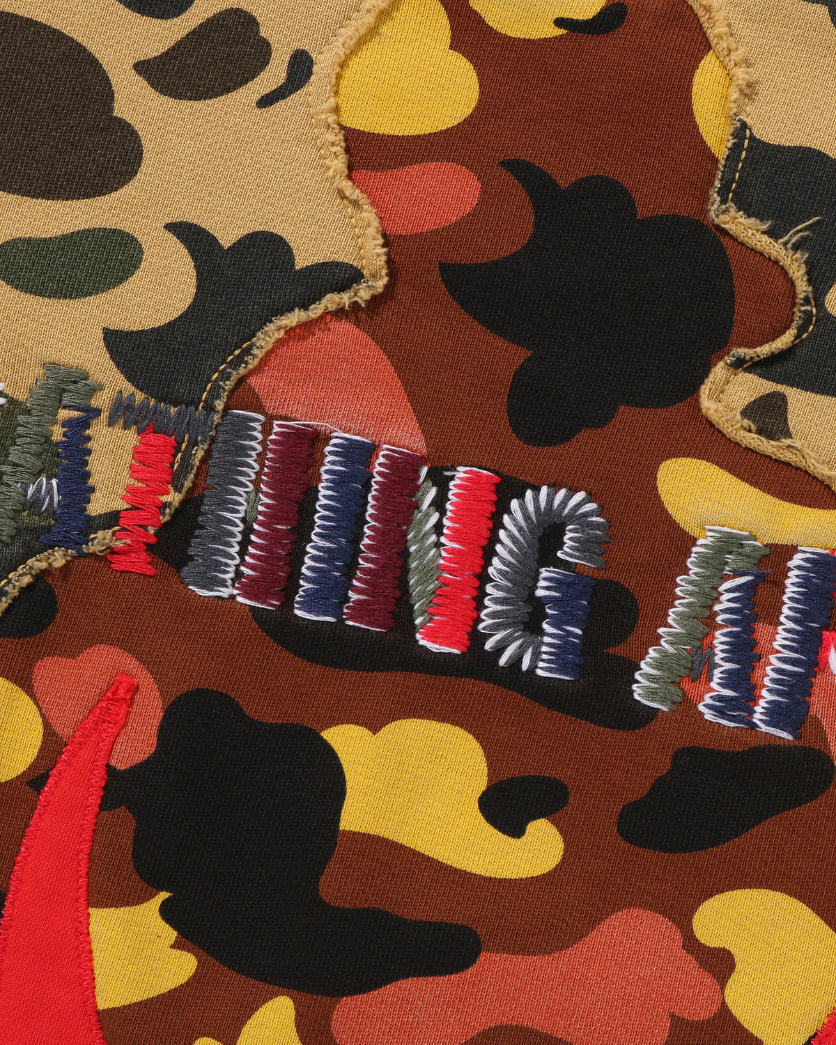 BAPE 1st Camo Upcycled Relaxed Fit Crewneck Sweatshirt