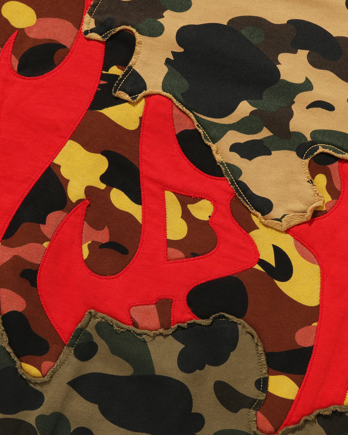 BAPE 1st Camo Upcycled Relaxed Fit Crewneck Sweatshirt