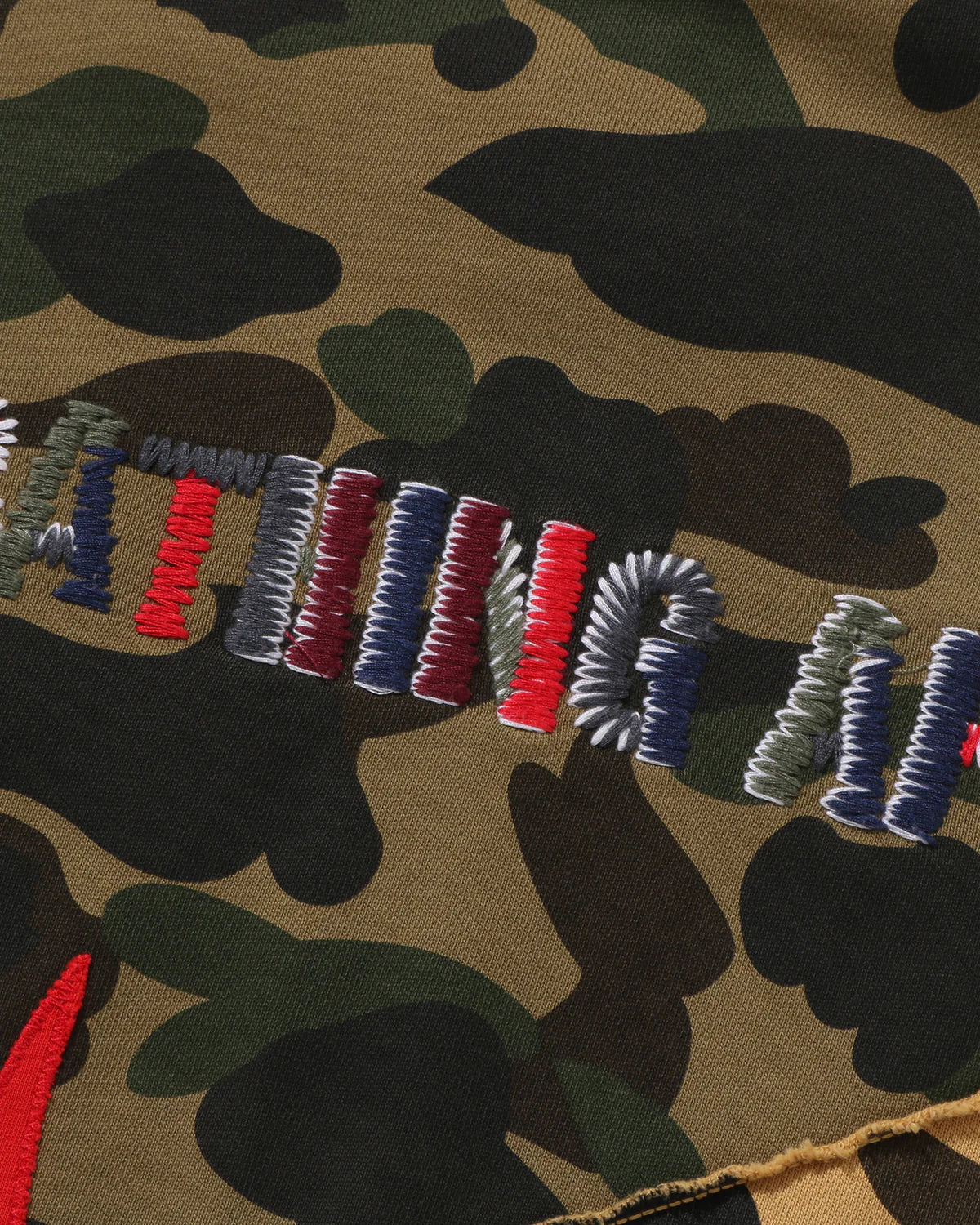 BAPE 1st Camo Upcycled Relaxed Fit Full Zip Hoodie