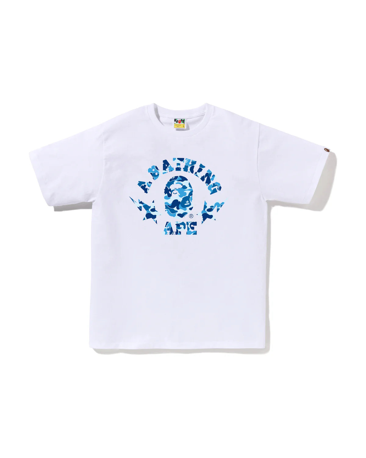 BAPE Abc Camo STA College Tee