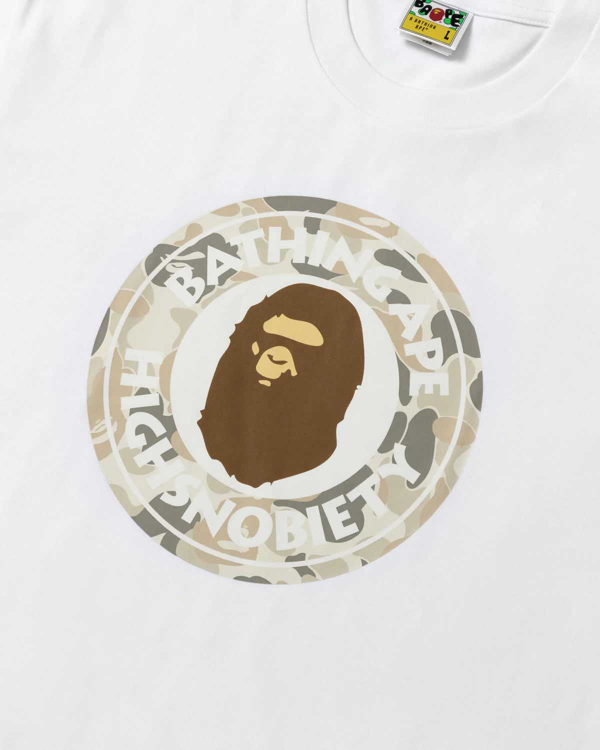 BAPE X Highsnobiety Camo Busy Works Relaxed Fit Tee