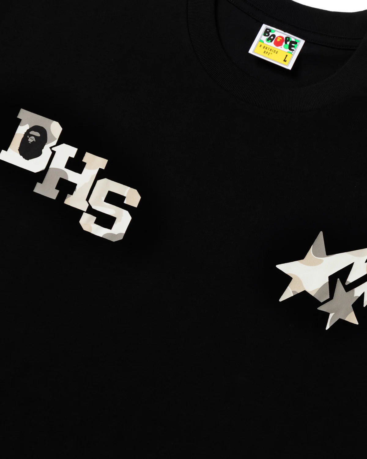 BAPE X Highsnobiety Multi Logo Relaxed Fit Tee