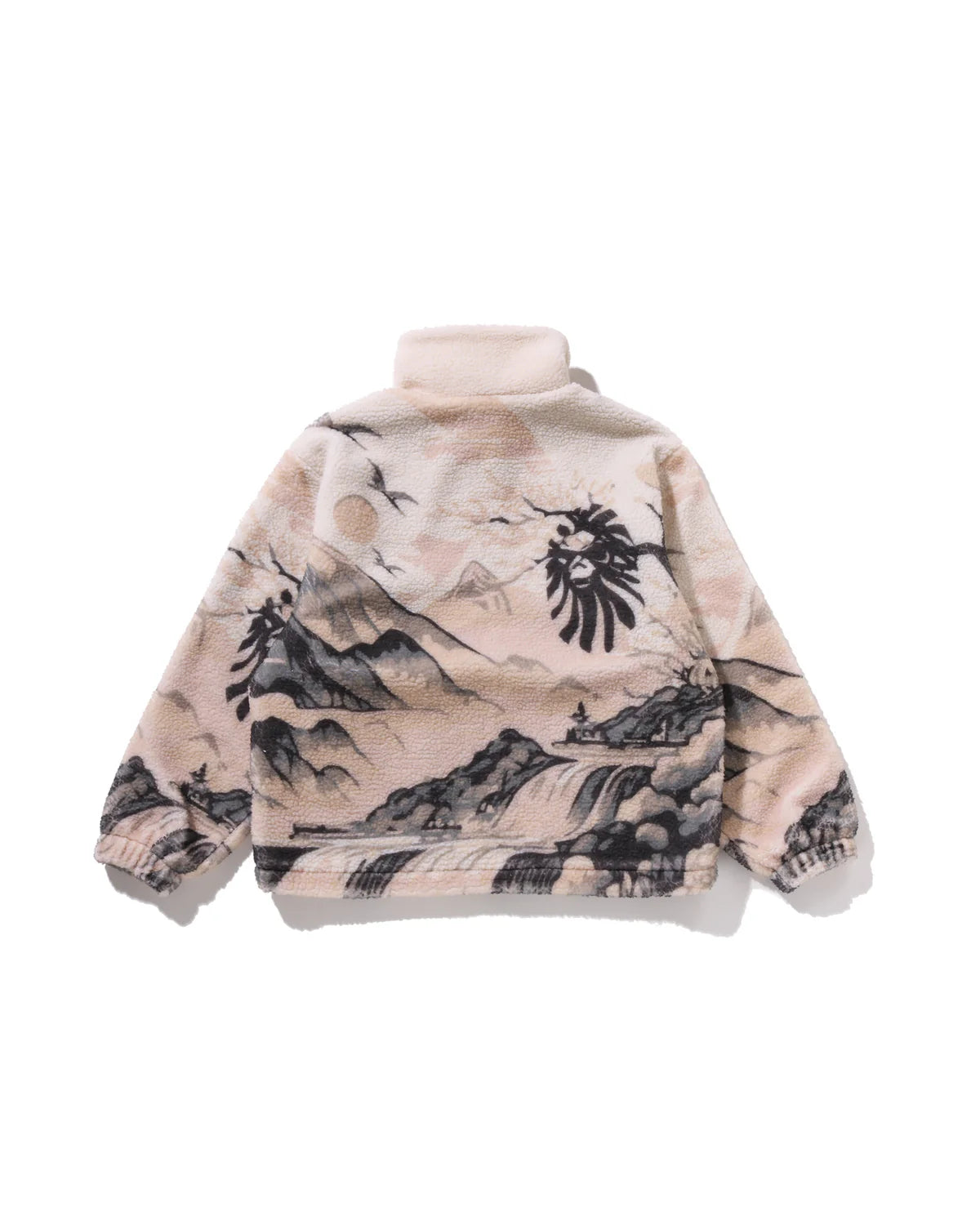 BAPE BLACK Japan Landscape Sherpa
