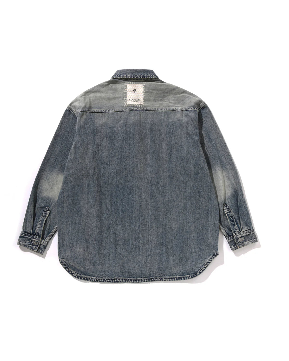 BAPE BLACK Shashiko Patchwork Shirt