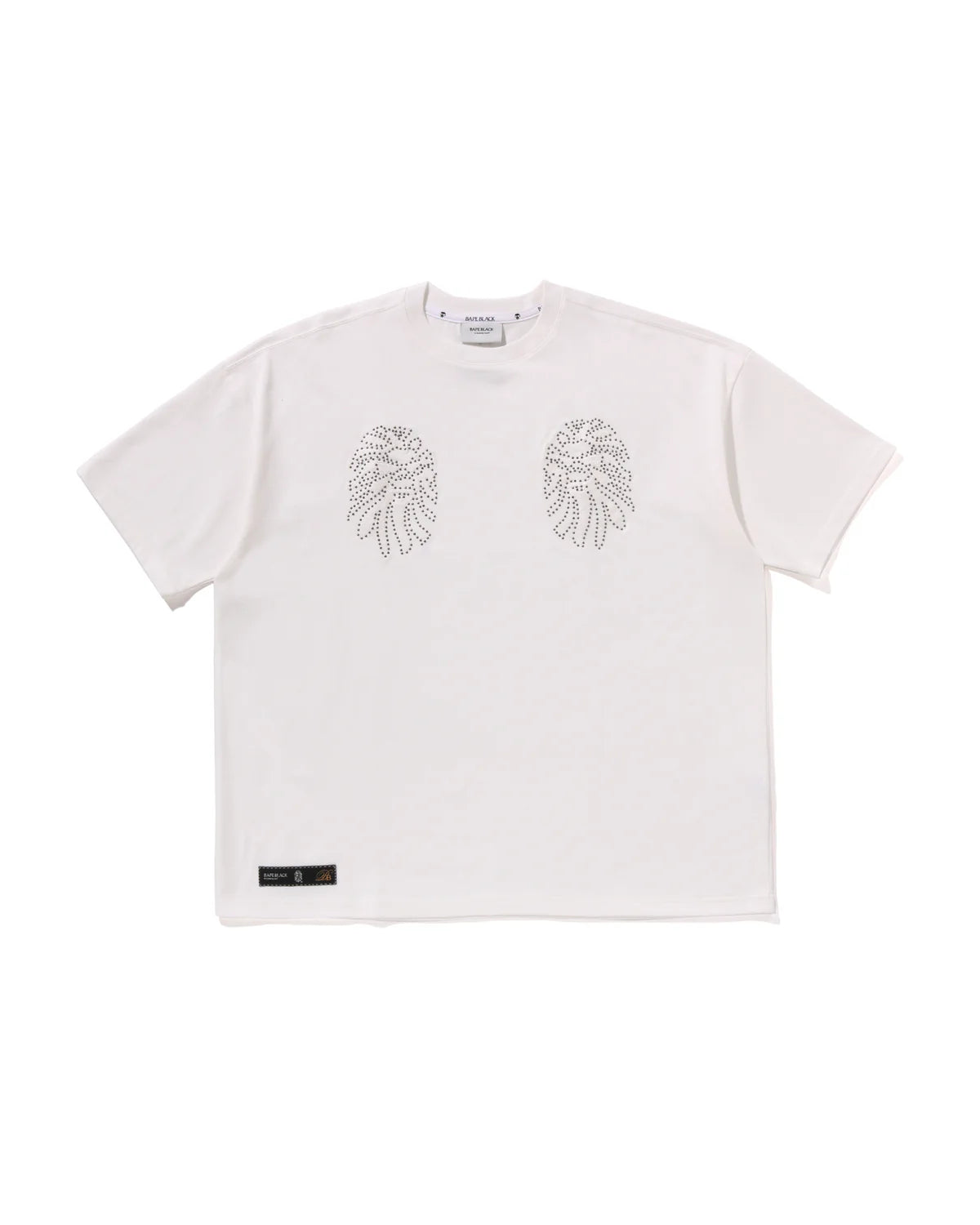 BAPE BLACK Dual Head Studded BAPE Tee