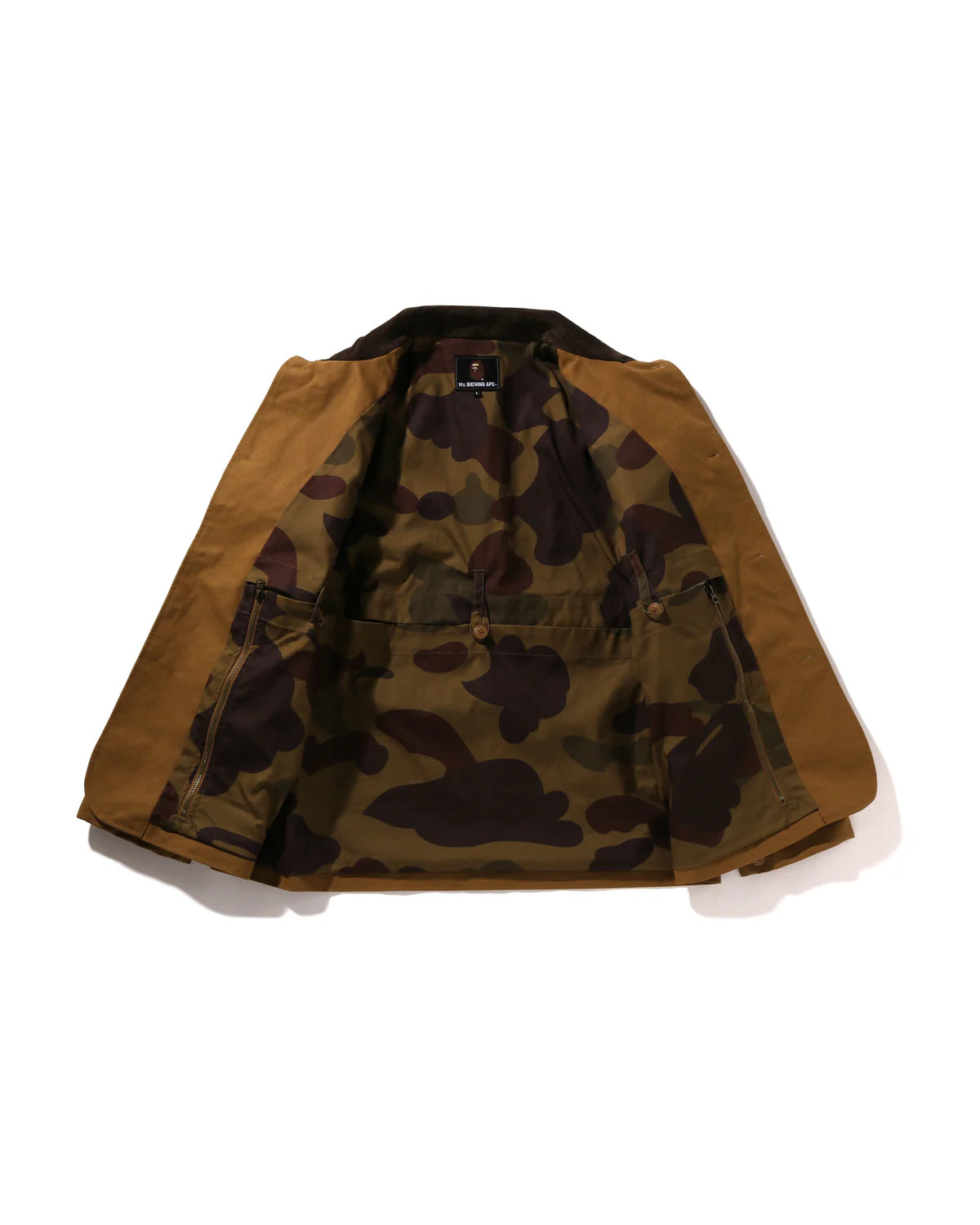 BAPE Mr. Bathing Ape Canvas Hunting Jacket
