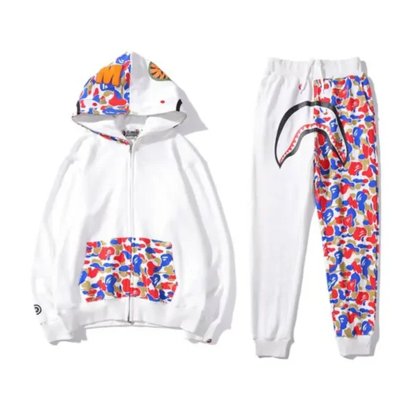 Bape Shark Hoodie Pajama Set